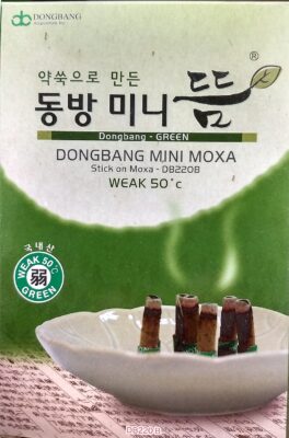 Mini Moxa Adhesif Vert 50° (180 Pcs)