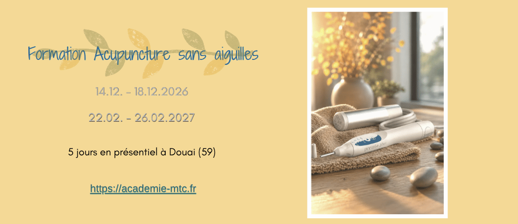 Formation acupuncture sans aiguilles